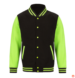Unisex Custom Plus Size Varsity <b>Jacket</b> Winter Button Windproof Reversible <b>Canvas</b> OEM Manufacturer - Product Image 2