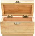 Caja Rectangular de madera de pino de alta calidad, decoración duradera para el hogar, modelo elegante artesanías de madera con estilo, técnica pulida - Product Image 3