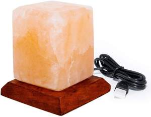 Artesanía de cristal Lámparas de sal natural del Himalaya al por mayor para decoración del hogar - Product Image 1