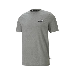 Camiseta Puma Puma Ess Log Emb para Hombre, Camisetas Deportivas, Color: Gris/Negro, 100% Auténtica - Product Image 1