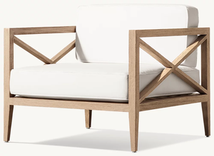 เก้าอี้เลานจ์ร่วมสมัยพร้อมกรอบไม้อินทรีย์ - Product Image 3