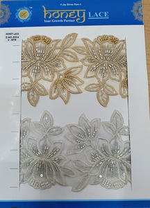 Elegante encaje bordado floral colorido para la decoración del hogar de moda Proyectos de artesanía para estilo de negocios Ropa Zapatos Bolsas Regalos - Product Image 2