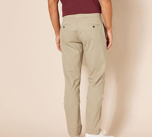 Servicios OEM al por Mayor, Pantalones Chinos de Invierno para Hombre de Talla Grande con Logotipo Personalizado, Venta al por Mayor, Corte Recto - Product Image 4