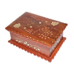 Cofre del Tesoro de madera de alta calidad estándar superior de estilo moderno hecho a mano cajas decorativas cuadradas para el hogar artículo de regalo de Venta caliente - Product Image 3
