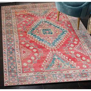 Tapis imprimé style bohème : Petit tapis de couloir en chenille rouge pour décoration de salon de mariage, tapis de voiture, tapis en chenille - Product Image 1