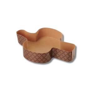 Moldes para hornear en forma de paloma personalizables hechos en Italia, Celulosa pura, antiadherente, aptos para microondas y horno - Product Image 1