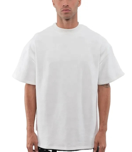 Nuevas Camisetas Extra Grandes para Hombre, de Alta Calidad, Transpirables, Ecológicas, Antiarrugas, 220g, Poliéster y Algodón, Venta al Por Mayor, Baratas - Product Image 4