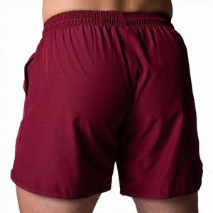 Pantalones Cortos Deportivos Tejidos, Deportivos, Casuales, de 5 Pulgadas, Color Sólido Personalizado, Talla de Algodón, Ropa para Hombre, Bolsillos, OEM - Product Image 4