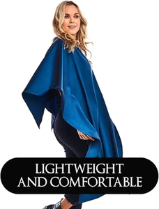 Cape de coiffeur Cape de salon de coupe de cheveux avec fermetures à pression imperméable professionnel grand coiffeur coiffeur styliste Cape - Product Image 5