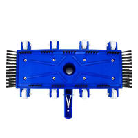 Nettoyeur d'aspirateur de piscine lesté professionnel avec roue de brosse de tête d'aspirateur de piscine pour nettoyeur de piscine de type chlorinateur de revêtement de vinyle