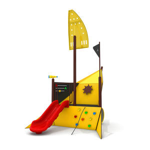 Ensemble de diapositives de panneau PE commerciales de qualité supérieure durables et personnalisables pour l'équipement de terrain de jeu extérieur de jeu imaginatif - Product Image 1