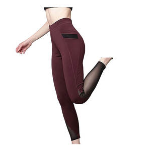 Leggings de Yoga para Mujer, de Poliéster y Nailon, Estampados, de Cintura Alta Elástica, de Secado Rápido, Transpirables, con Bolsillos - Product Image 2