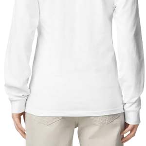 Camiseta Casual de Manga Larga para Mujer, Cuello Redondo, Algodón Suave, Color Sólido, Ajuste Cómodo - Product Image 6