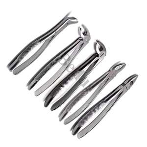 คีมถอนฟันมืออาชีพด้ามจับกันลื่นสแตนเลสเครื่องมือผ่าตัดช่องปากทันตแพทย์ความแม่นยำสูง - Product Image 3