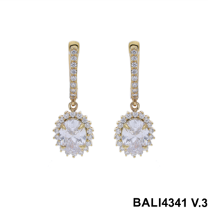 Pendientes de aro de diamantes naturales y piedras preciosas colgantes de oro de 14 quilates para mujer, joyería Premium - Product Image 6