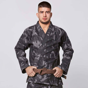 Uniforme de Jiu Jitsu Camo, Algodón Premium Elástico, Artes Marciales, Lucha Libre, Secado Rápido, Ligero, Conjuntos de Traje de Entrenamiento Duradero para - Product Image 2