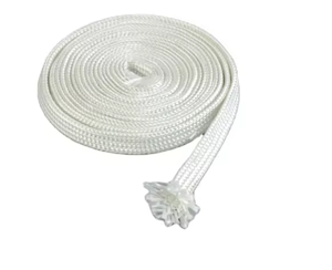 Ruban plat en fibre de verre pour isolation thermique, largement utilisé dans les équipements industriels et les cheminées. - Product Image 3