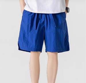 Pantalones cortos para hombre, pantalones cortos de calle personalizados de tamaño para hombre, cintura elástica, transpirables, ecológicos, de punto de cintura media, pantalones cortos calientes - Product Image 2