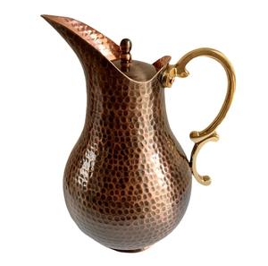 PRIX D'USINE DIRECT EN GROS PICHET D'EAU EN CUIVRE PUR CUISINE TABLE PICHET D'EAU STYLES DE VENTE CHAUDE POT D'EAU - Product Image 4