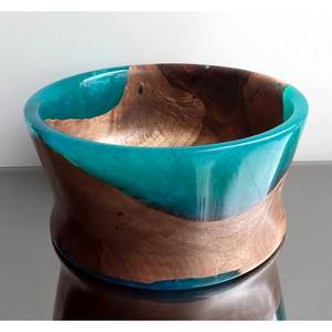 Bol à fruits et à salade en résine d'acacia Bols en bois faits à la main de haute qualité Bol de service pour hôtel et restaurant - Product Image 2