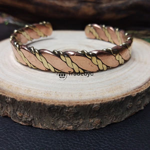 Adjustable <b>Copper</b> Bangles for Unisex Premium Quality Fashion Stylish Handmade Wellness <b>Jewelry</b> Gift Multiple Sizes Patterns - Product Image 1