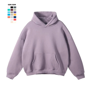 Sweat-shirt à capuche surdimensionné élégant pour hommes en gros, épaules tombantes, design unique, grammage lourd, 100% coton pour l'hiver - Product Image 1