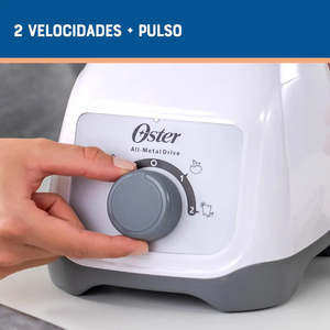 Oster KALIMAN Mod BLSTKAP-WRD-013 miscelatore resistente 2 velocità manopola tazza di plastica UK spina per la lavorazione degli alimenti di frantumazione del ghiaccio di riscaldamento - Product Image 6