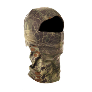 Cagoule de camouflage en polyester masque de pêche à vélo cagoule masque facial respirant couvre-chef tactique pour hommes - Product Image 2