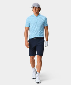 Polo de Camuflaje de Diseño Personalizado de Alta Calidad para Hombre, Transpirable, Ligero, sin Cuello, para Golf, Azul Claro - Product Image 6