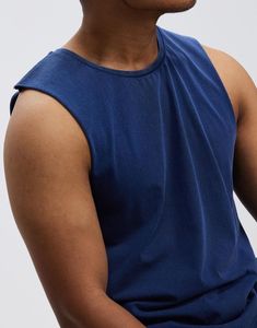 Custom Logo Men's Fitness Workout Loose Fit Bodybuilding <b>Vest</b> Gym <b>Stringer</b> Cotton Tank Top sleeveless t shirts singlets gym wear - Product Image 4