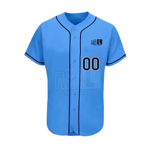 Nouvelle tenue de baseball ajustée grande taille unie 100 % polyester respirante, anti-humidité et séchage rapide unisexe de haute qualité - Product Image 3