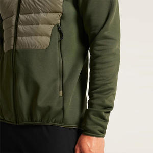 Chaqueta Acolchada de Invierno con Contraste de Color Personalizado, Chaqueta Casual de Pongee, Chaqueta Softshell para Hombre - Product Image 4