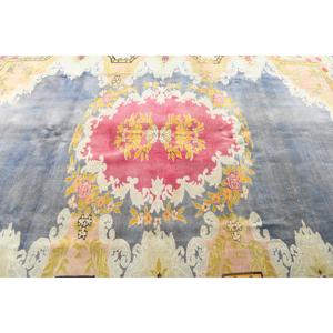 Alfombra de 8.5x11.4 pies, Alfombra Turca Vintage, Alfombra Ikat Azul - Product Image 4