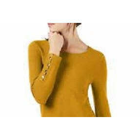 Maglione da Donna Alfani Fatto a Mano con Dettagli a Nappine, Giallo, Taglia Grande, Stile Casual, Invernale/Autunnale, con Applicazioni a Fiocco in Mohair - Product Image 2