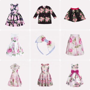Stilnyashka 13295-2 abbigliamento per bambini Rose Print flower girls abiti abiti da principessa per ragazze abbigliamento per bambini piccoli all'ingrosso - Product Image 2