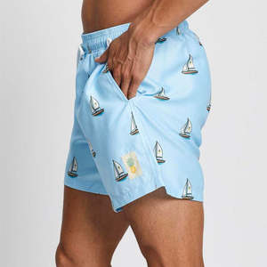 Good quality soft comfortable flexible <b>men</b> swimwear board shorts swim <b>trunks</b> beach shorts for <b>men</b> DDP shipping - Product Image 3