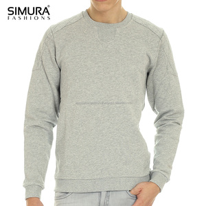 เสื้อสเวตเชิ้ตยูนิเซ็กซ์คุณภาพสูง ดีไซน์ล่าสุด ผลิตตามสั่ง (OEM) ไซส์ใหญ่ แห้งเร็ว สีพื้น ผ้าฝ้ายผสมโพลีเอสเตอร์เทอร์รี่ ขายส่ง - Product Image 3