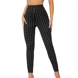 Leggings de cintura media con estampado personalizado a la moda para mujer - Product Image 5