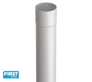 Moderno esterno PVC grigio pioggia acqua grondaia Downpipe quadrato rettangolare modello nuovo plastica materiali da costruzione per esterno - Product Image 1