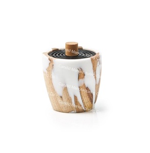 Brûleur à Bakhoor en résine de bois et couleur personnalisée, mini brûleur à Bakhoor en bois pour cadeau de mariage, brûleur à encens Bakhoor, vente chaude - Product Image 6