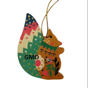 Adornos artesanales de papel de Cachemira, regalos decorativos de 8 cm para seres queridos - Product Image 1