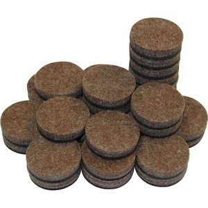 1 Paquete de 50 Almohadillas de Fieltro Autoadhesivas Redondas para Muebles, Resistentes, para Protección de Pisos de Madera Dura y Laminados, Evita Daños - Product Image 1