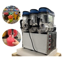 Distributeur de boissons commercial 1/2/3 bacs, machine à granita automatique, machine à glace pilée, machine à smoothies fondants