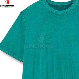 เสื้อยืดผู้ชายผ้าลายน้ำกรดระบายอากาศได้ดีและมีสไตล์100% ผ้าฝ้ายออกแบบลายถนนได้ตามต้องการ - Product Image 3