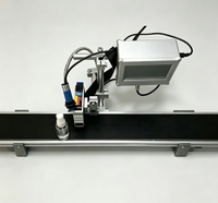Imprimante jet d'encre industrielle automatique en ligne avec tête d'impression XP600 pour impression par lots/QR/code date/logo sur matériaux souples – Garantie 1 an