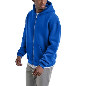High Quality Full Zip Hoodies Cotton Fleece Casual Streetwear Custom Logo Zipper Hooded Jacket Custom 3d Puff Print Zipper Hoody - Product Image 1