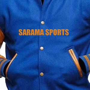 Veste universitaire de style américain en gros, veste de lycée noire en laine, manches en cuir chaud, personnalisable, veste de baseball universitaire - Product Image 3