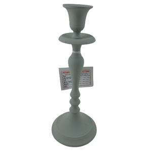 Bougeoir en métal pour la décoration de la maison Bougeoir en pierre grise pour la décoration de salon et de mariage en vrac - Product Image 1