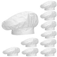 Chapeau de chef français MISEMIYA 10-918, paquets de 10, fabriqué au Sri Lanka