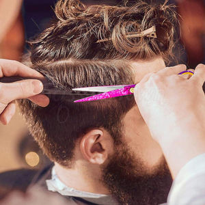 Tijeras de peluquero impresas personalizadas con diseño ergonómico, ideales para el corte de cabello de salón o hogar - Product Image 5